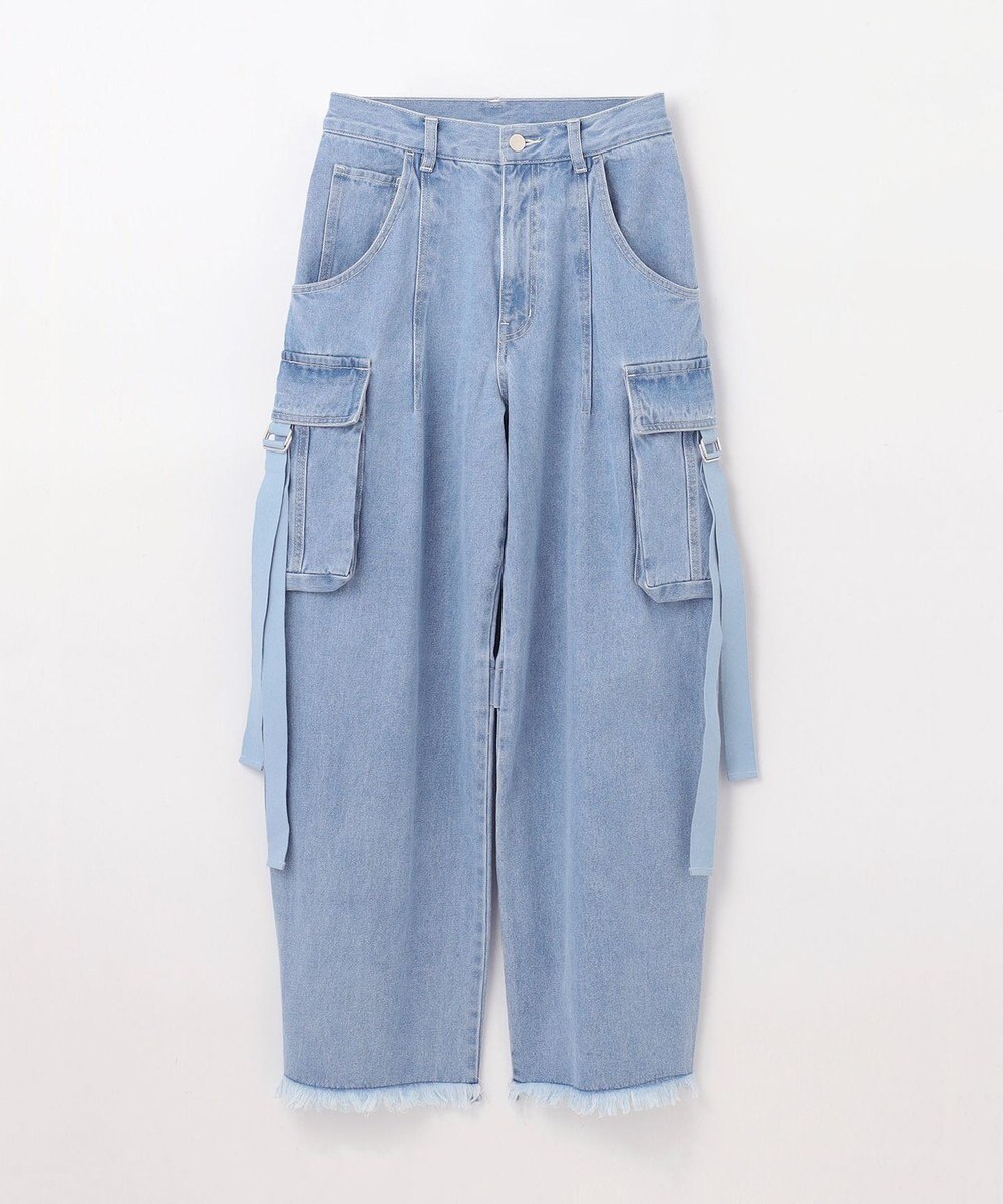 GRACE CONTINENTAL コクーンデニムカーゴパンツ 