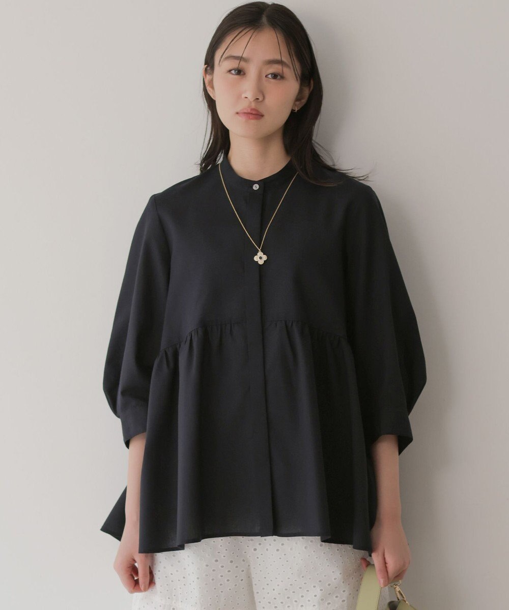 組曲 ニューリヨセルシャーティングペプラム ブラウス 