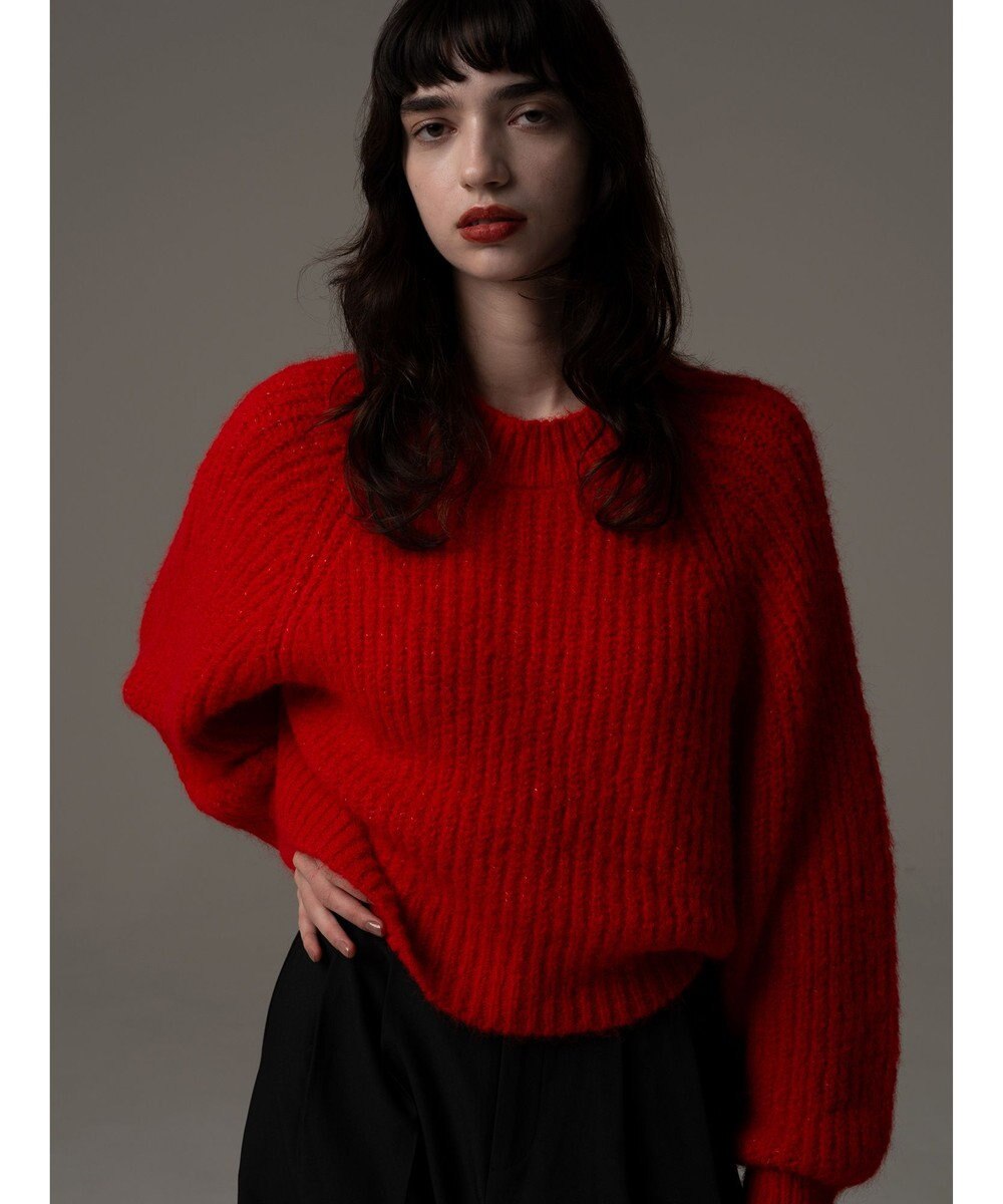 Te chichi 【R by Te chichi】畦編みショートニット《2025winter catalog item》 