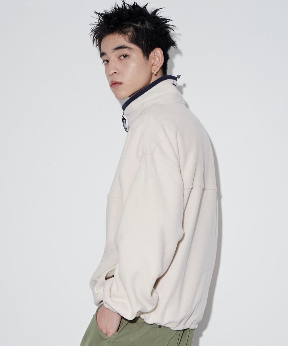 WEGO DISCUSフリースハーフジップPO 