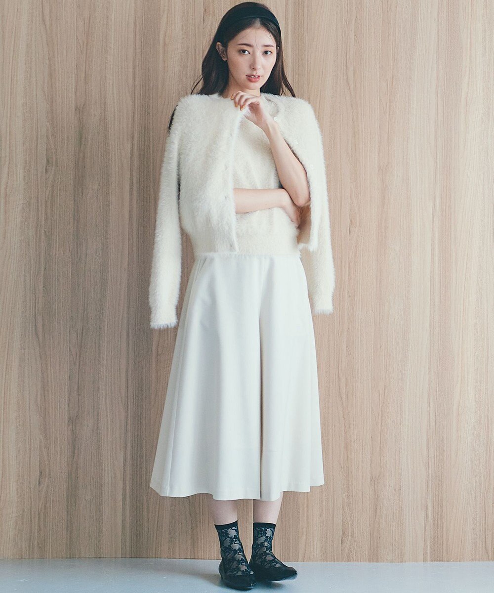 組曲 ナイロンファー半袖プルオーバー 