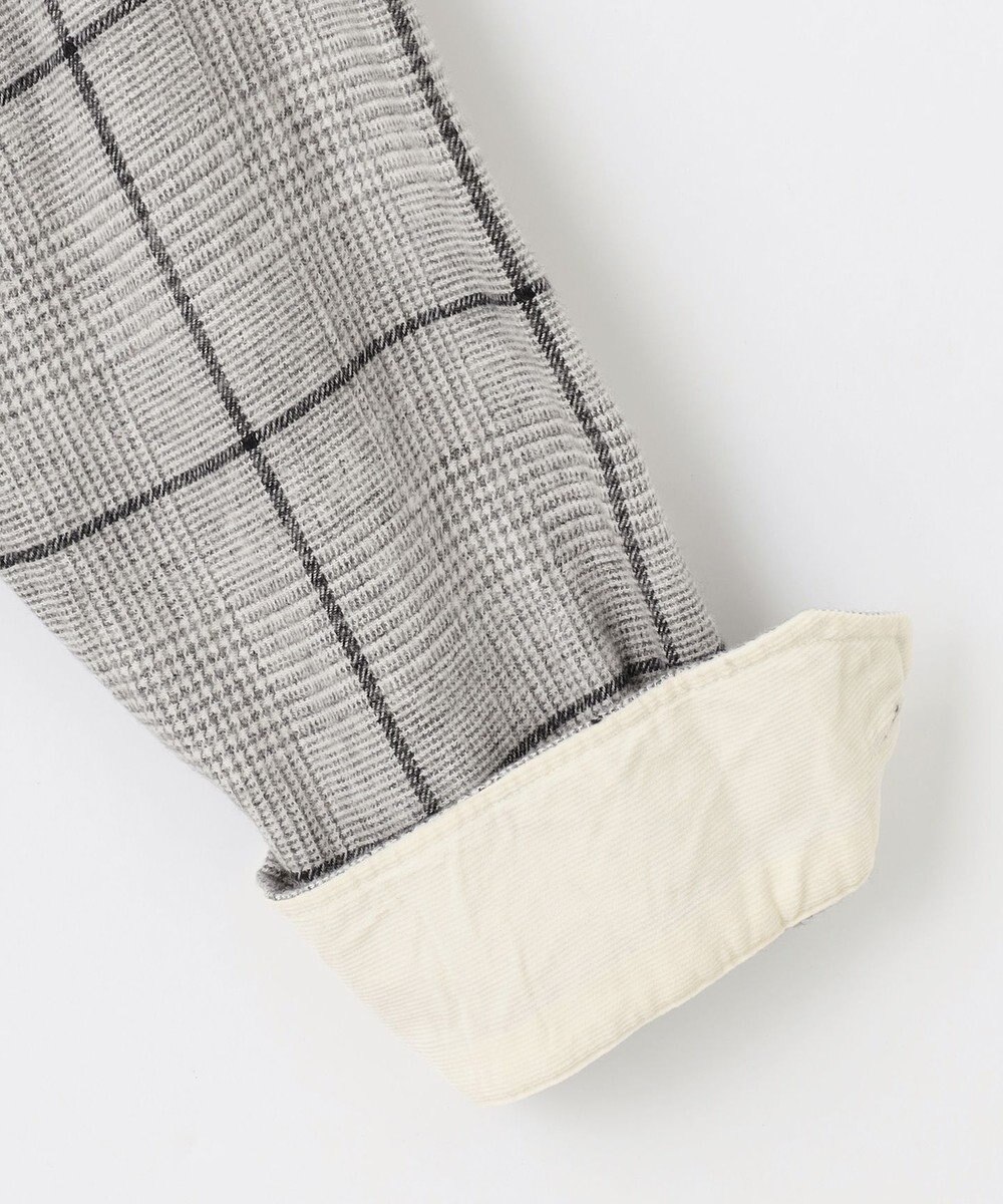 JOSEPH ABBOUD 【キングサイズ・柔らかな肌触り】 オーガニックラフィ グレンチェックシ ャツ 