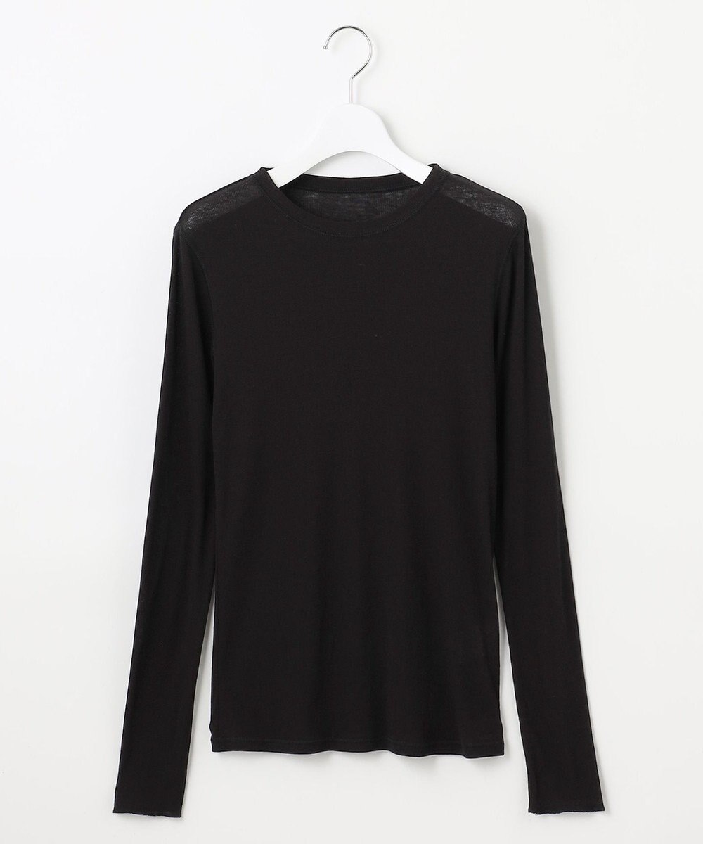 23区 【SLOW/一部店舗限定】シアーリブロンTEE クルーネック カットソー 