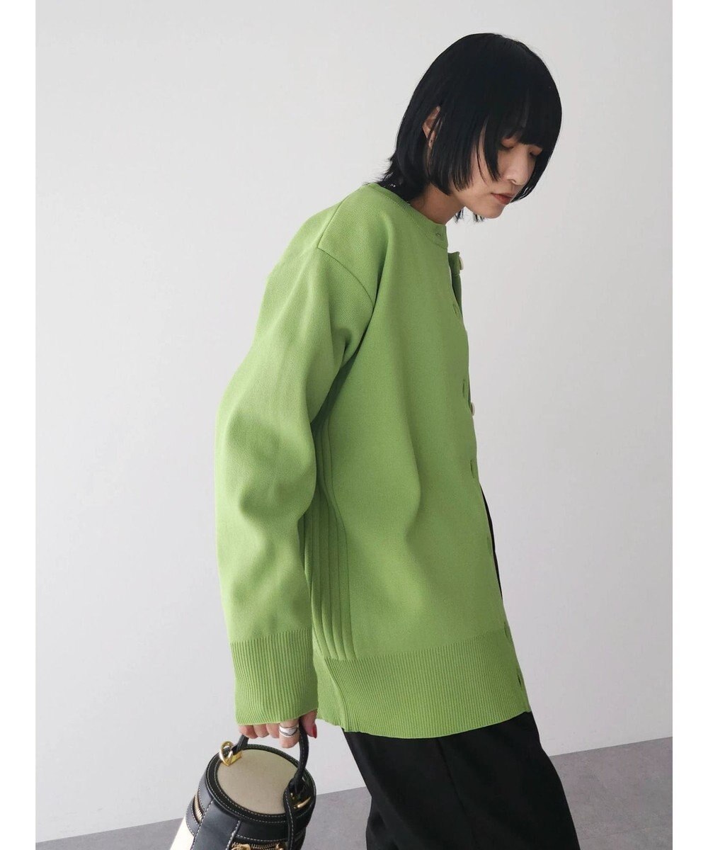 Green Parks かるい クルーネックカーディガン 