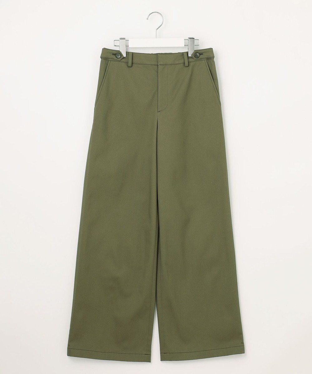 J.PRESS LADIES 20チノストレッチ ストレート パンツ 