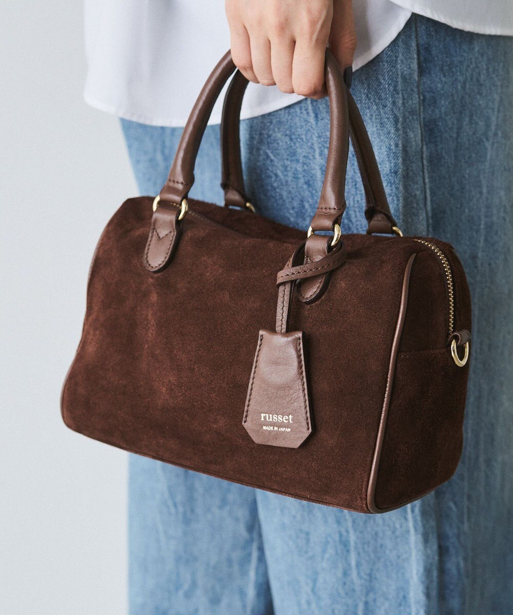 russet スエード2WAYミニボストンバッグ(CE-1570-WEB) 