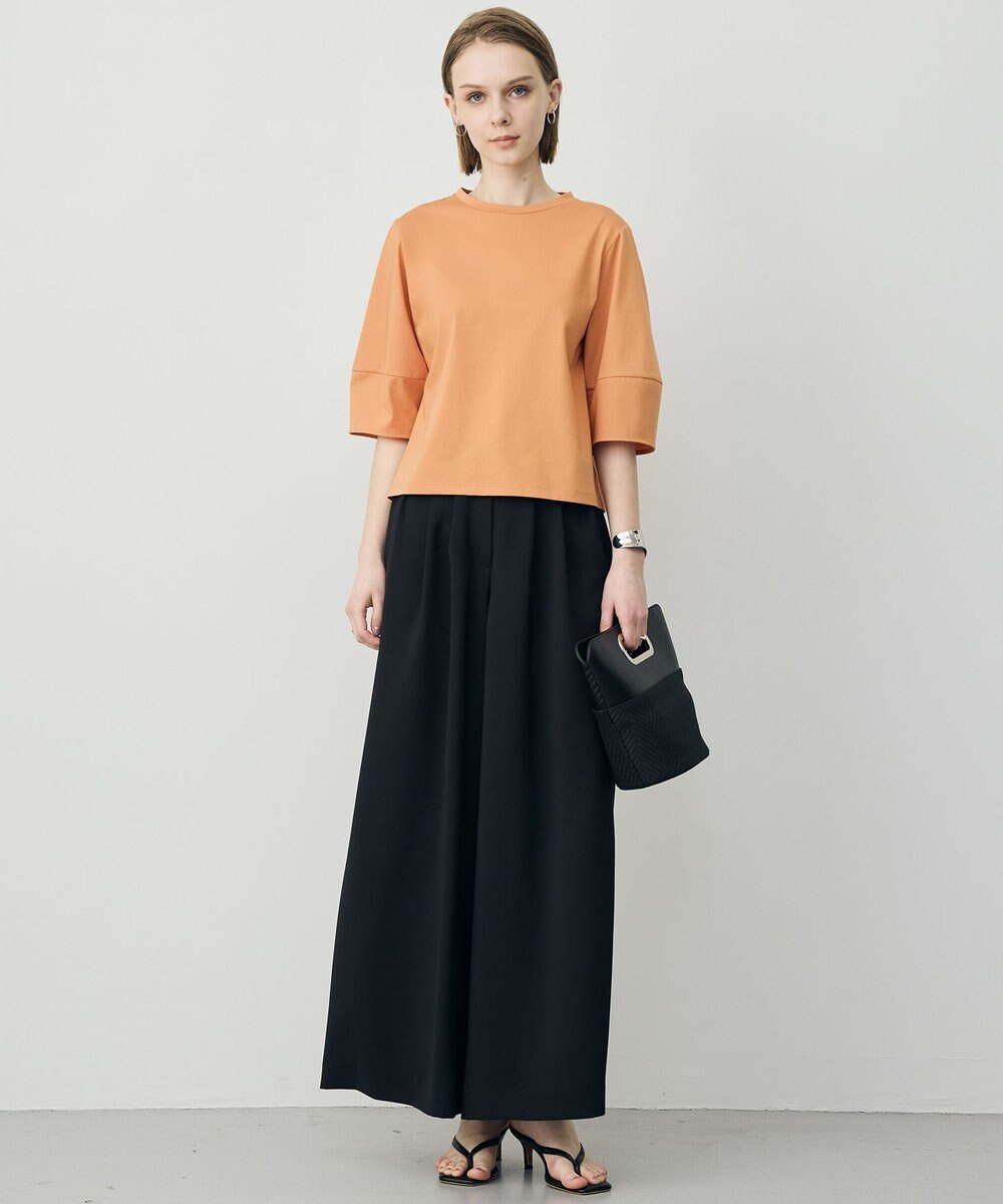 ICB 【先行予約】 ドレープツイル ボリュームワイドパンツ 