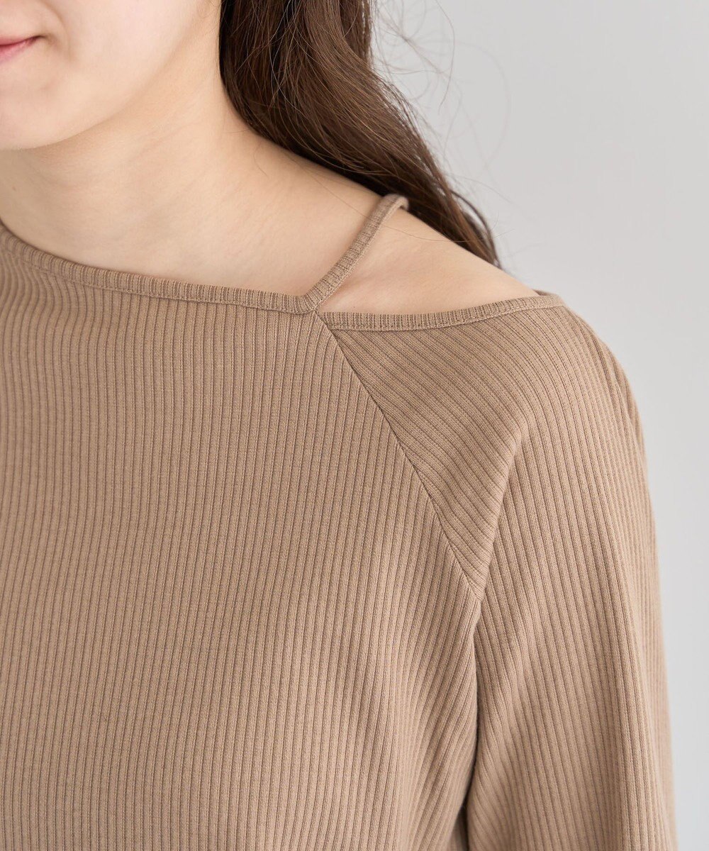 Green Parks ５分袖テレコリブプルオーバー 