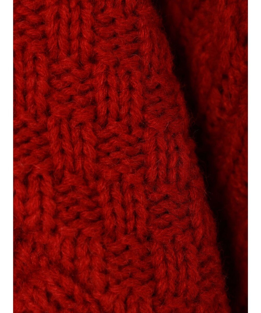 AMERICAN HOLIC パッチワークケーブルニットチュニック 