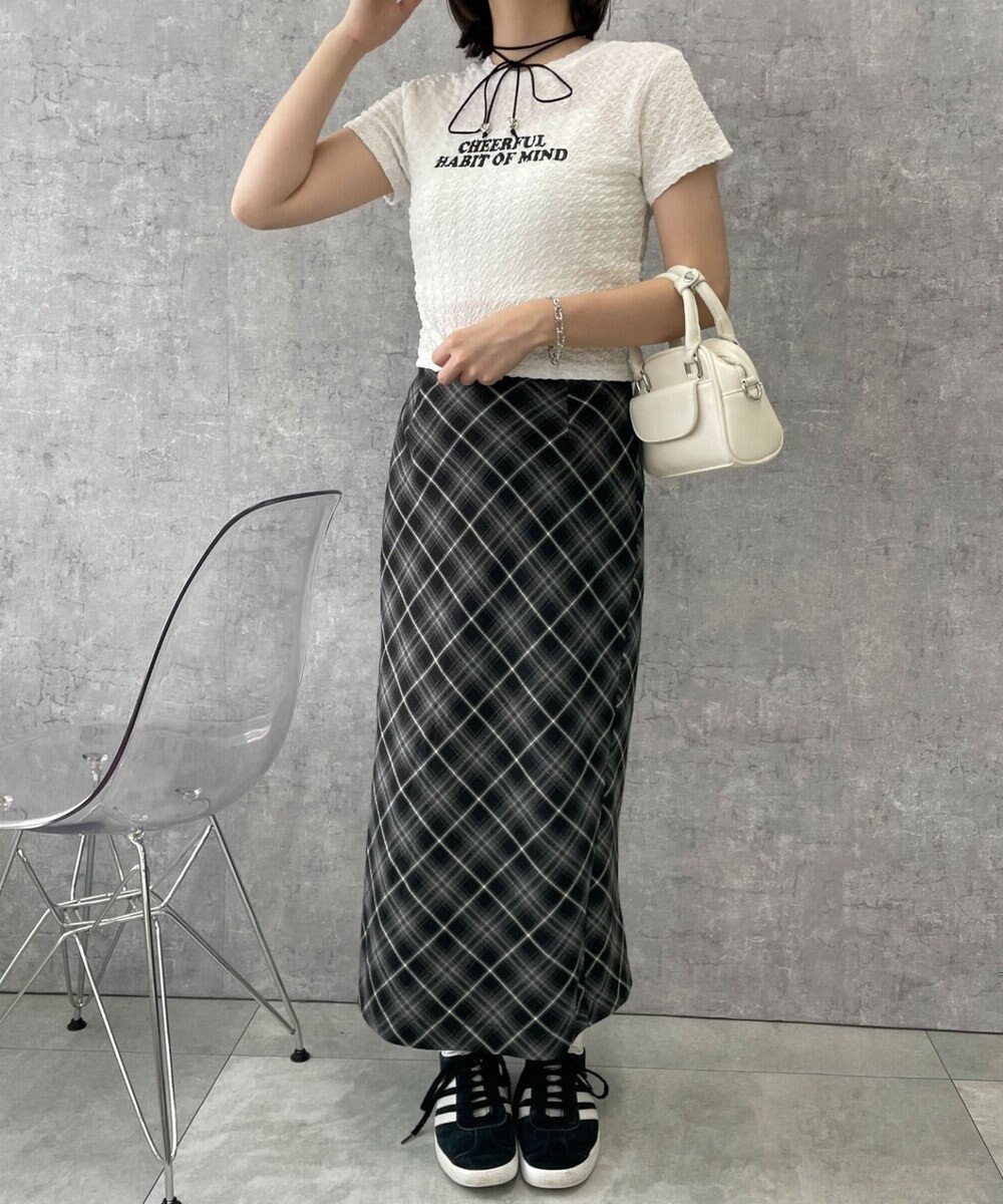 WEGO クリンクルプリントトップス 