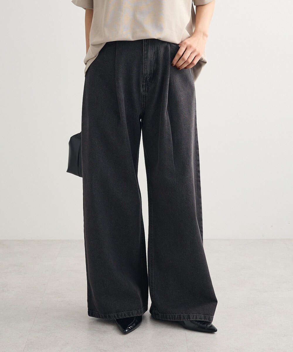 Green Parks ・ＳＵＧＡＲ　ＳＰＯＯＮ　デニムワイドパンツ 