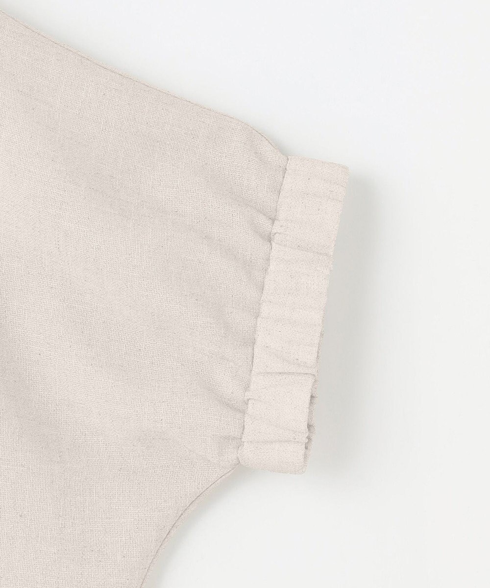 自由区 L 【カタログ掲載・洗える】ラスティックメッシュドルマンスリーブ Tブラウス 