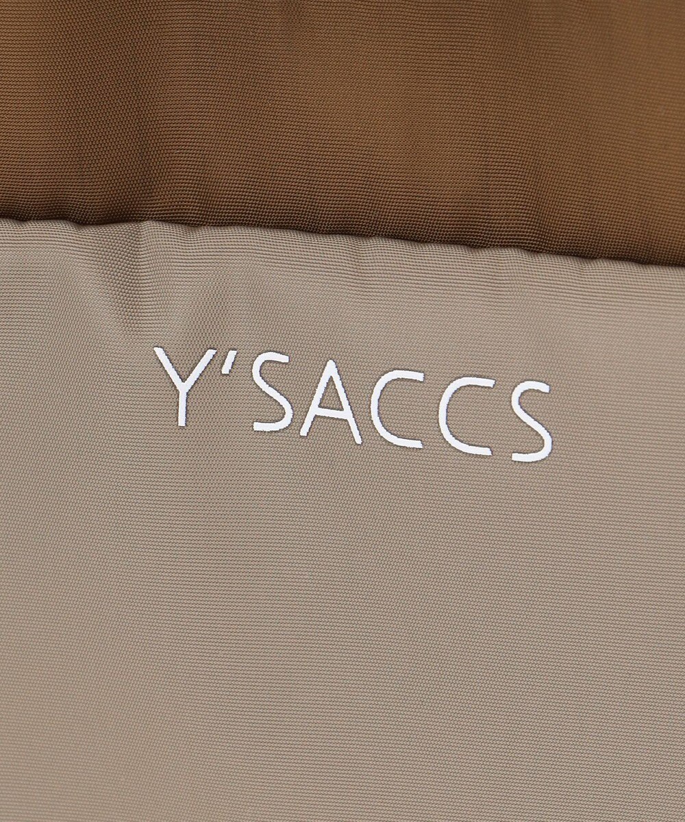 Y'SACCS ドローストリング コンビカラーショルダー 