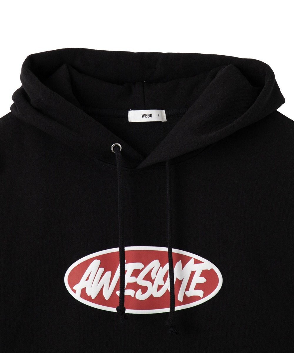WEGO 【ユニセックス着用ITEM】リラックスフィットオーバルロゴパーカー 