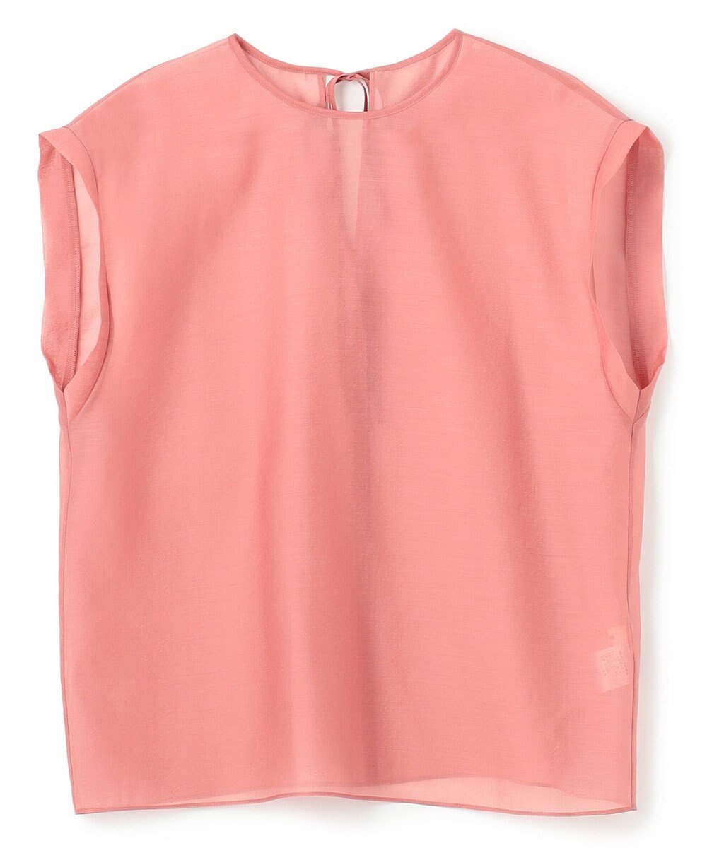 NAVE 【Nave・洗える/シアー素材】シアーリンクル ノースリーブブラウス 