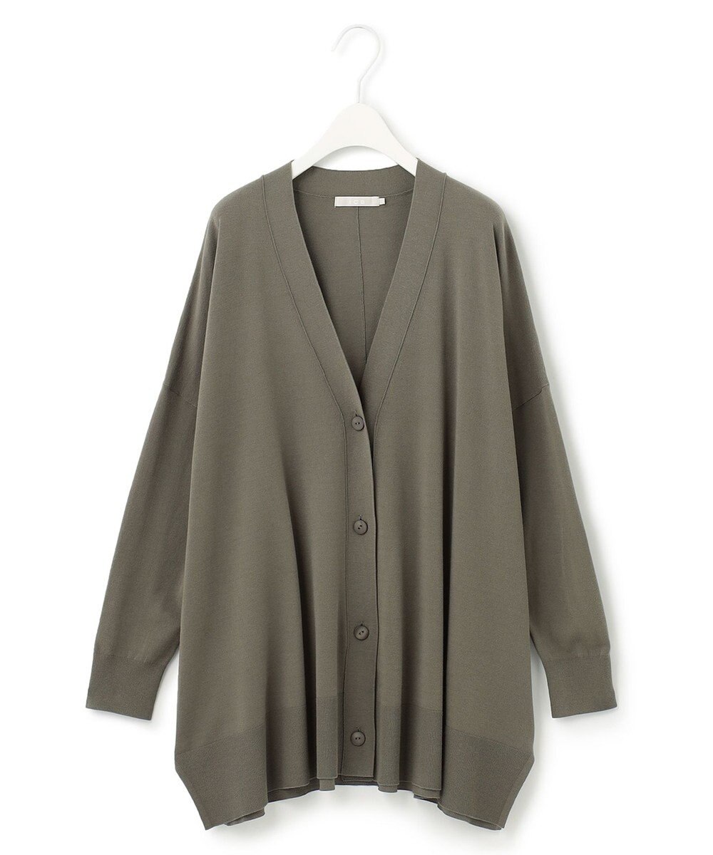 ICB 【洗える・WEB限定カラーあり】 ヴィスコースワイド カーディガン 
