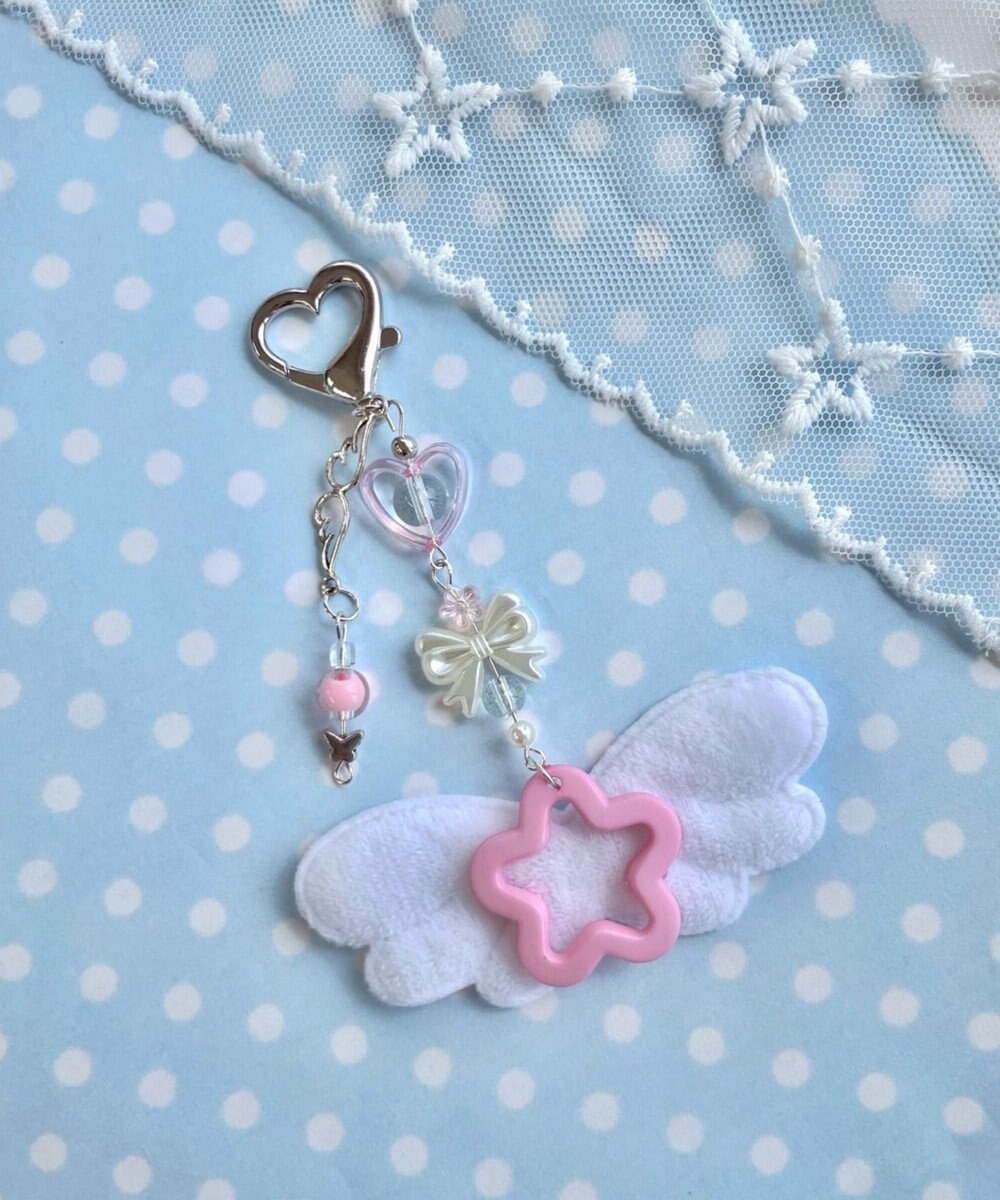 WEGO エンジェルビーズキーホルダー 