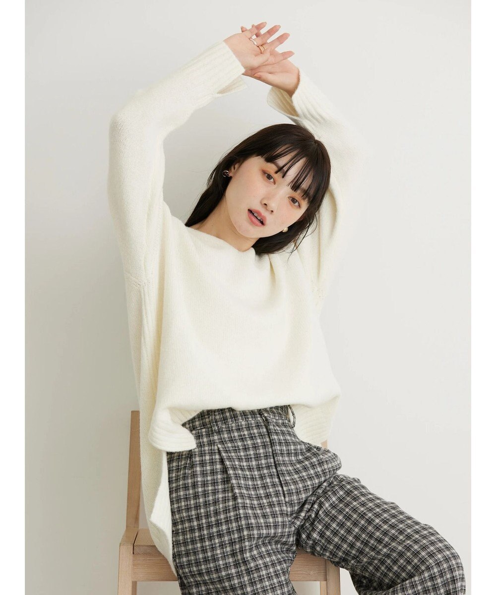 AMERICAN HOLIC ＭｉｘヤーンＶネックニットプルオーバー 