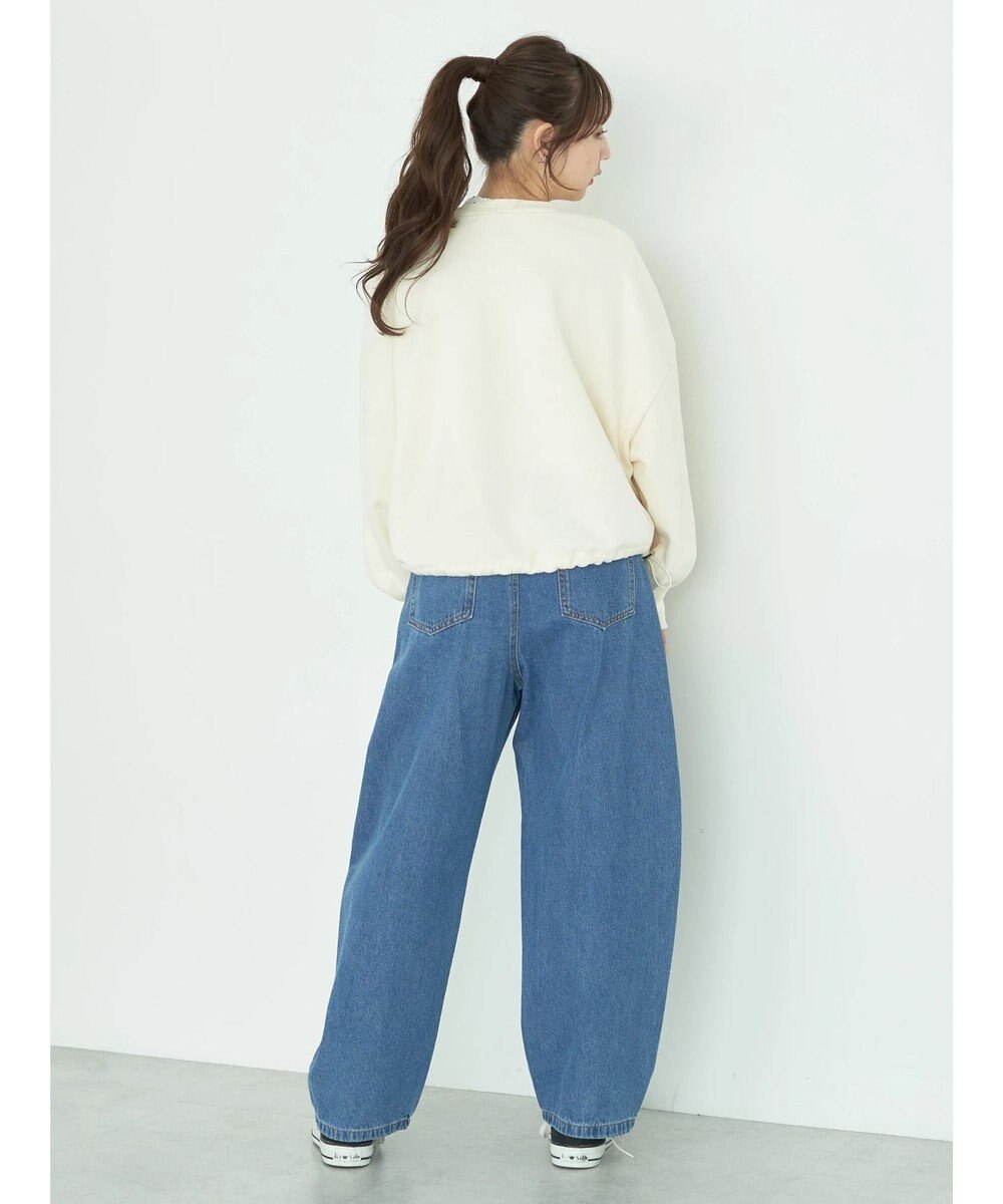 earth music&ecology 裏毛ドロストプルオーバー 