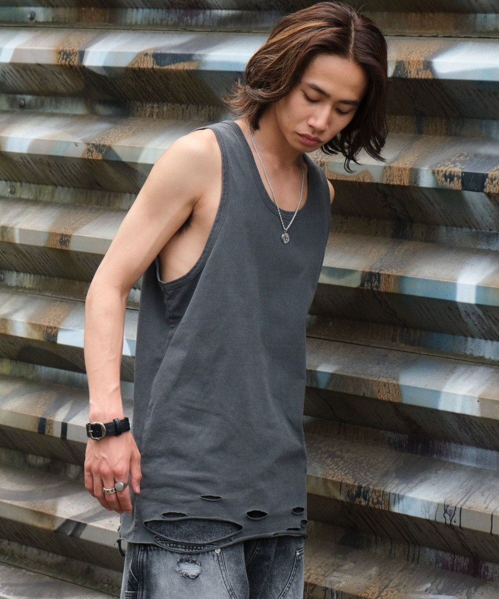 WEGO ダメージタンクトップ 