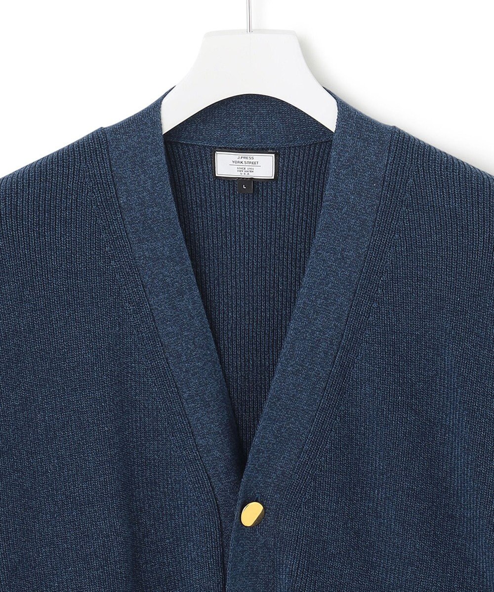 J.PRESS YORK STREET 【UNISEX】デニムルックカーディガン 