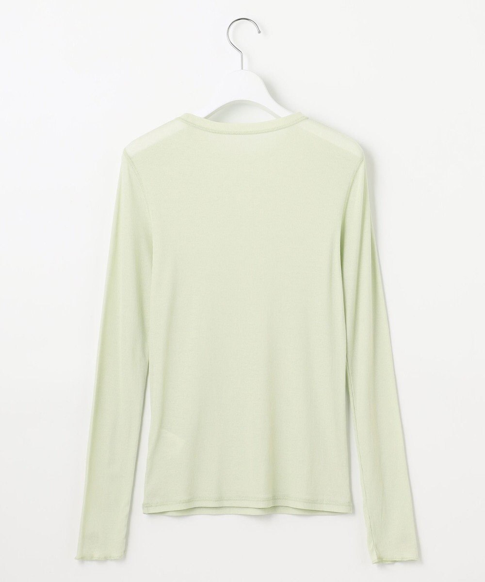 23区 【SLOW/一部店舗限定】シアーリブロンTEE クルーネック カットソー 