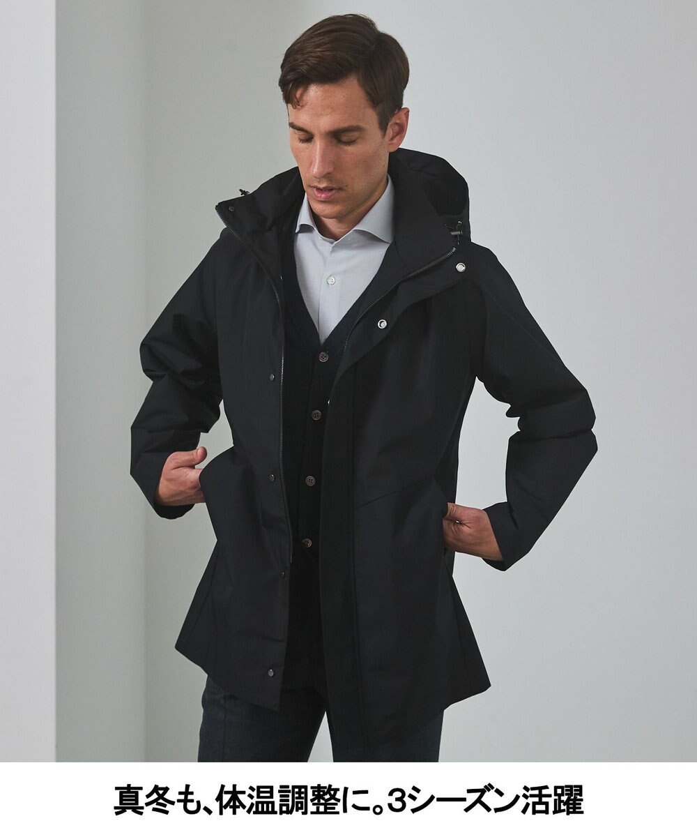 GOTAIRIKU 体温調整に【洗える/チクチクしにくい/ピリングしにくい】イタリア糸 ハイゲージ カーディガン_WOOL100% 