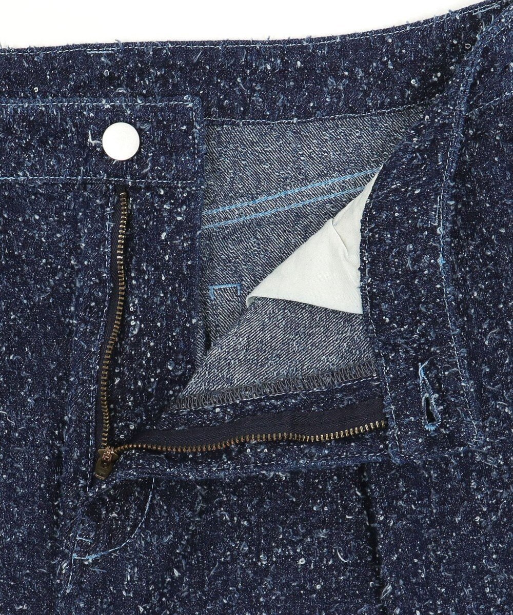 WEGO ネップデニムバギーパンツ 