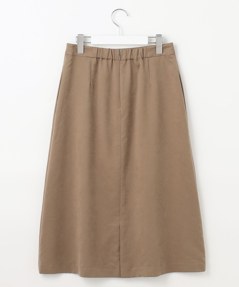 J.PRESS LADIES L 【洗える】シルセームスエード スカート 