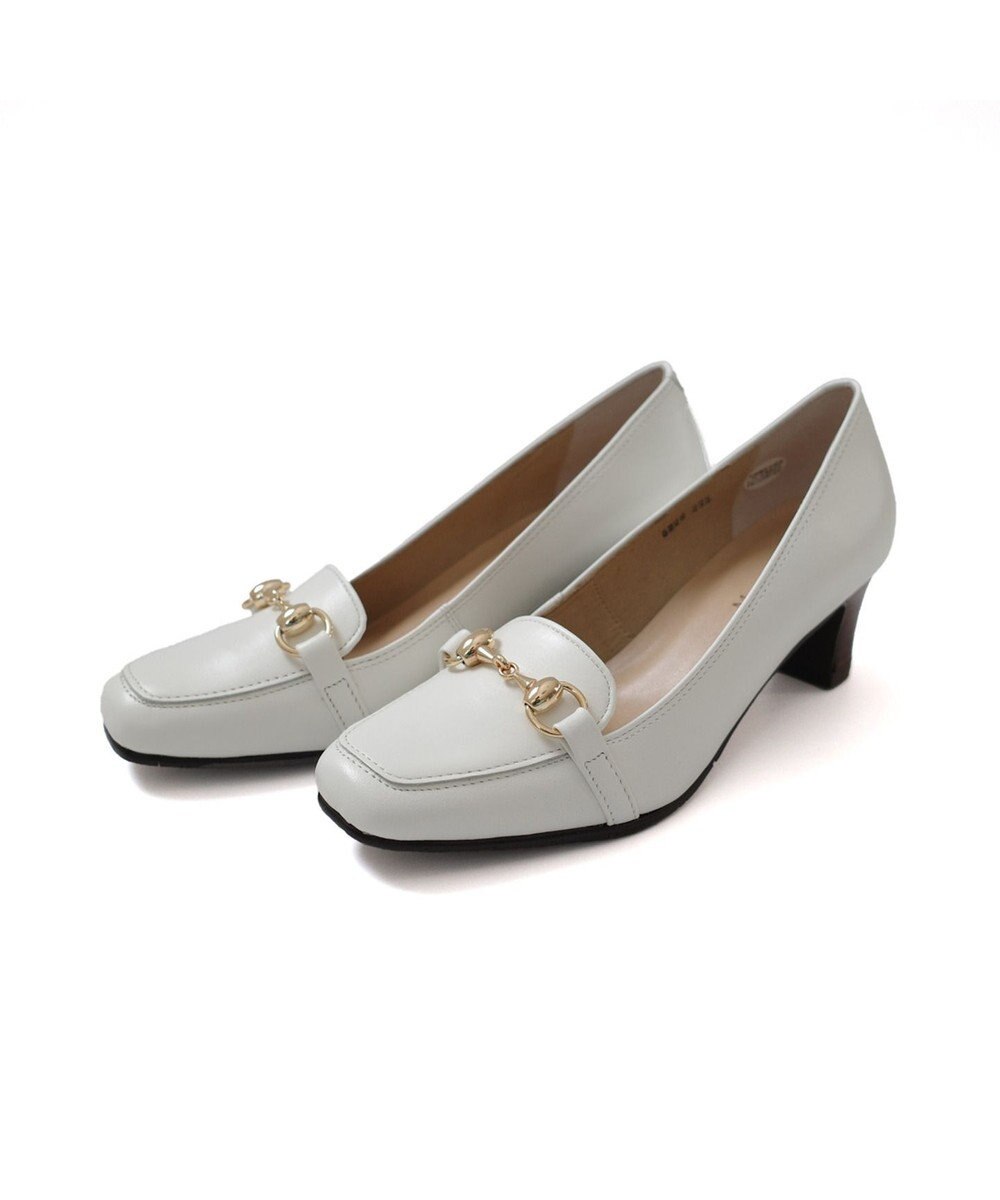 Pointer 日本製 ビット付きヒールアップローファー 