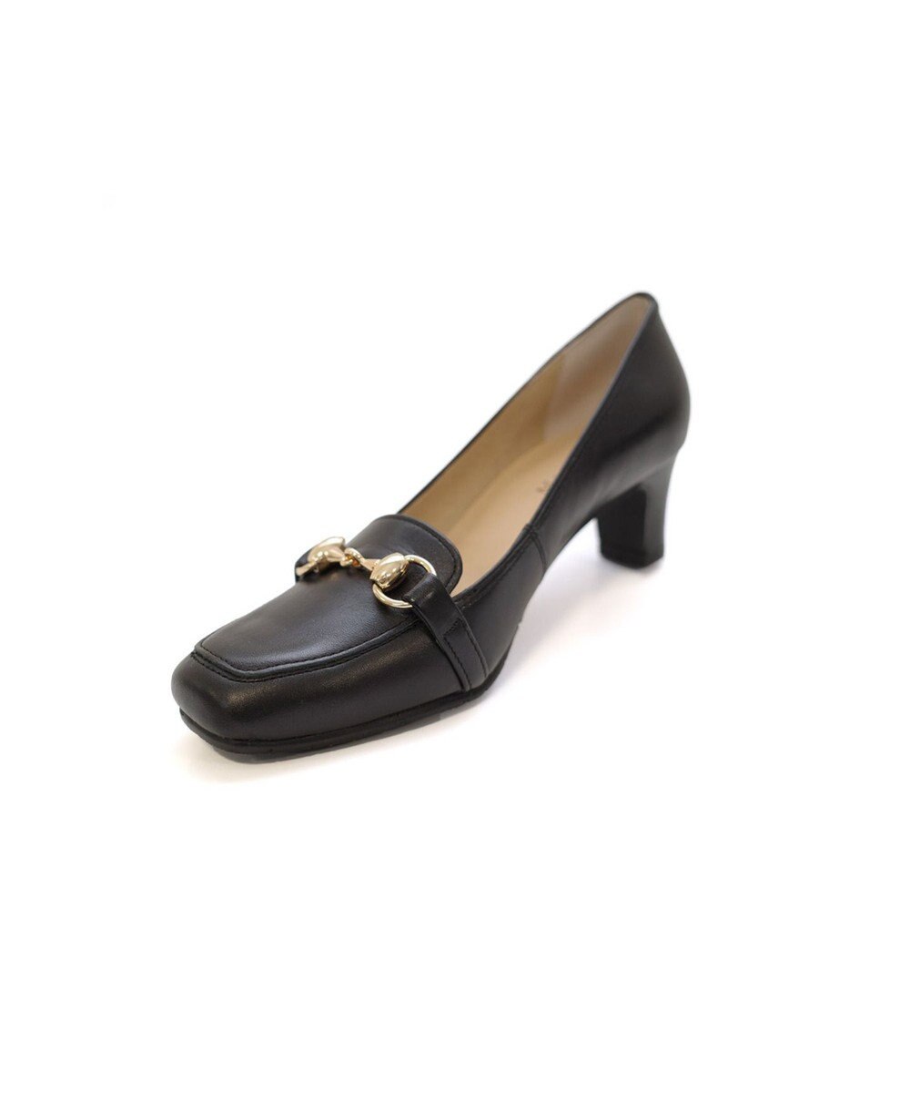 Pointer 日本製 ビット付きヒールアップローファー 