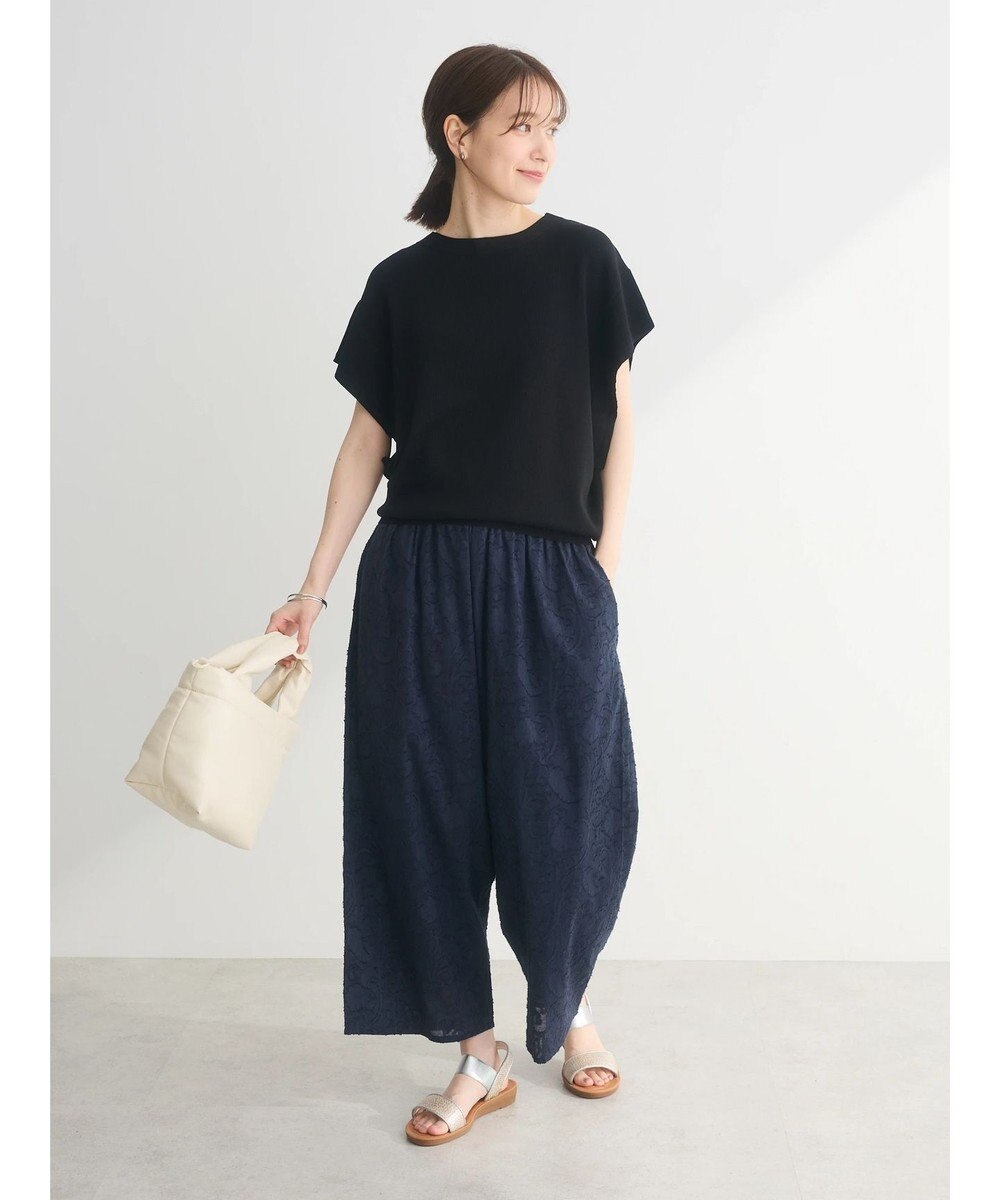 Green Parks 推しニット　フレンチスリーブニットプルオーバー 