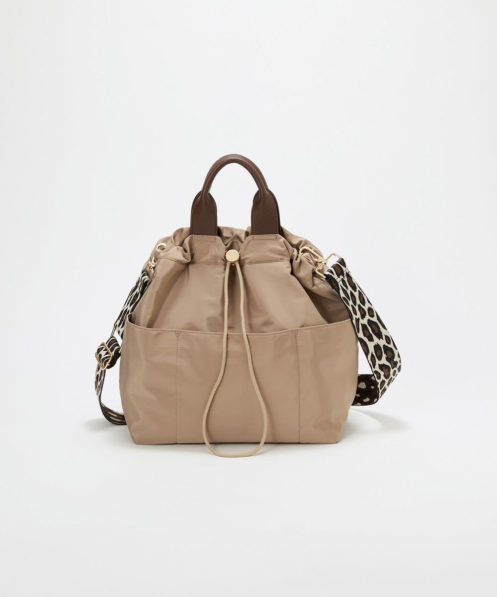 TOPKAPI 【TREASURE TOPKAPI】ナイロン パターンベルト付き 2way トートバッグ / 8ポケット 