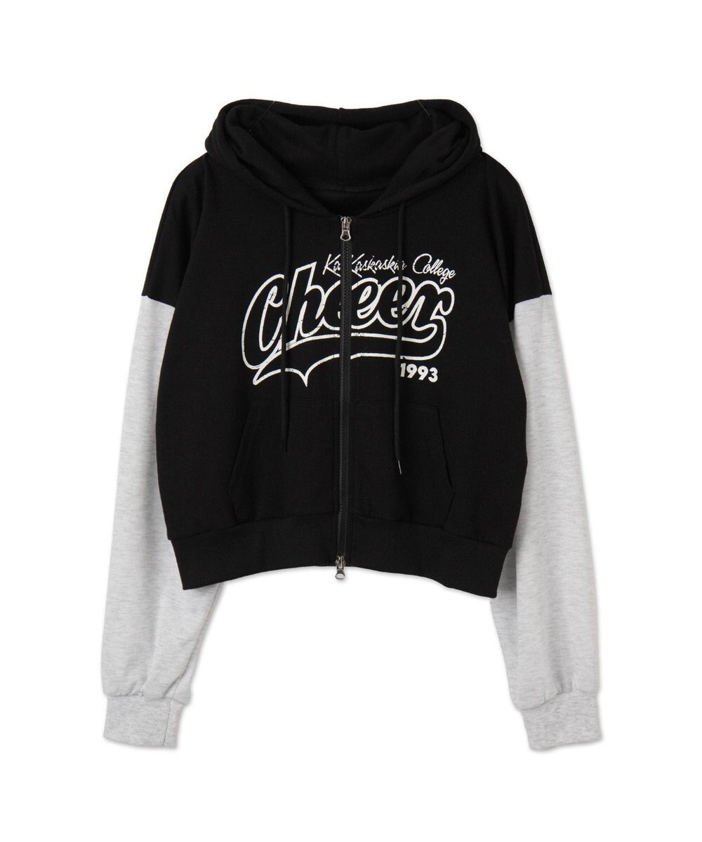 WEGO チアロゴWジップパーカー 