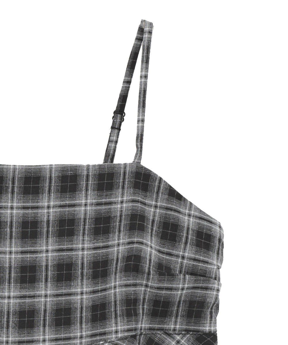 earth music&ecology イレヘムチェックキャミチュニック 