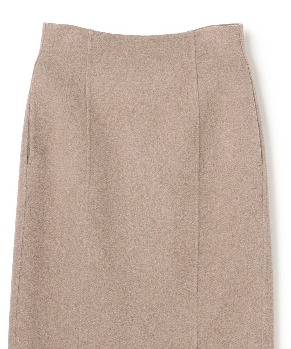 BEIGE， BOW / ウールリバー Iラインスカート 