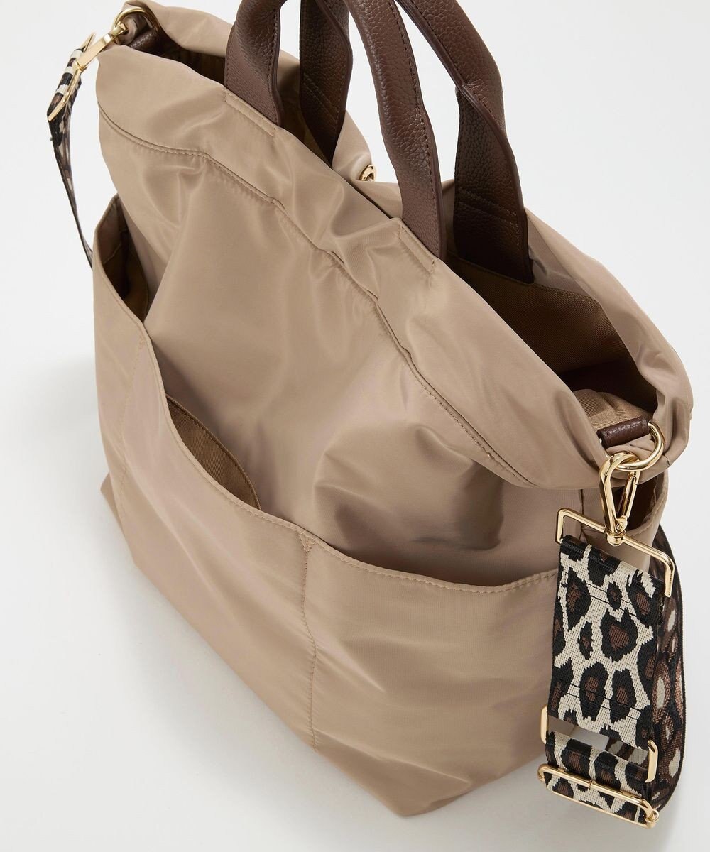 TOPKAPI 【TREASURE TOPKAPI】ナイロン パターンベルト付き 2way トートバッグ / 8ポケット 