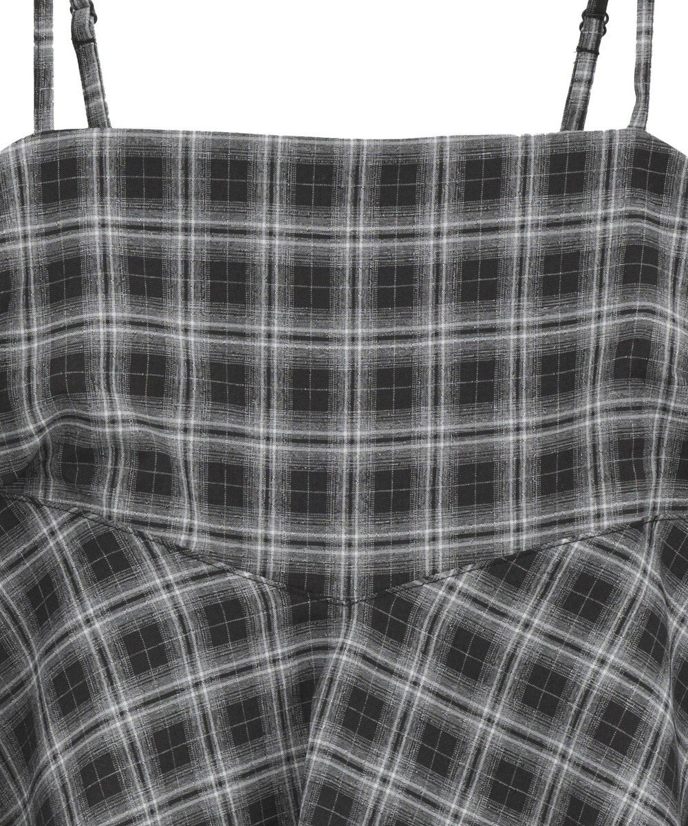 earth music&ecology イレヘムチェックキャミチュニック 