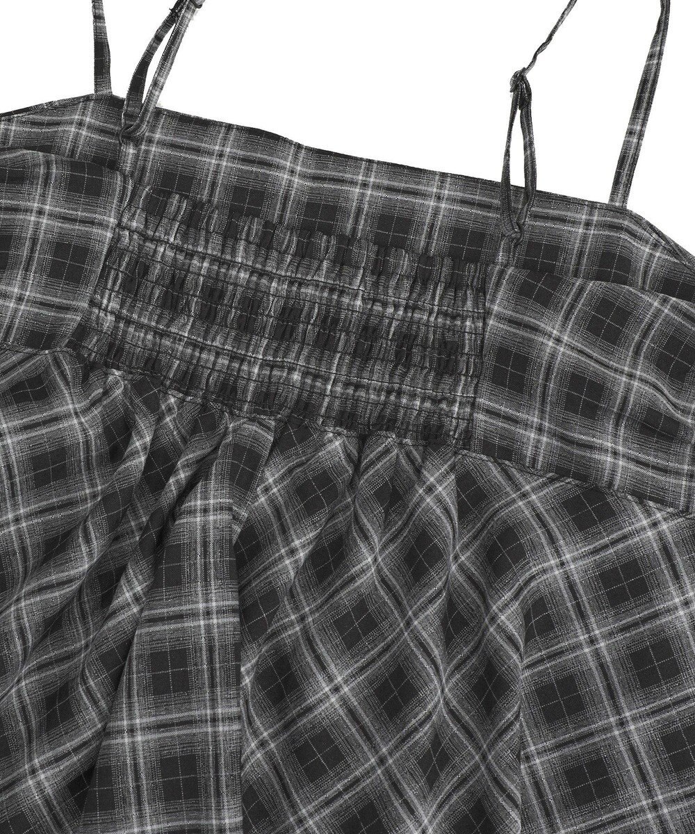 earth music&ecology イレヘムチェックキャミチュニック 