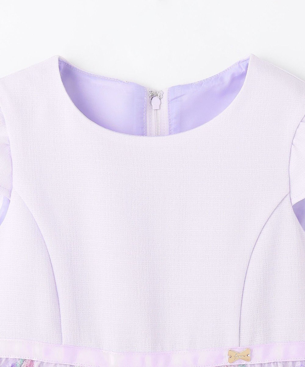 ANY KIDS フラワー刺繍ワンピース 