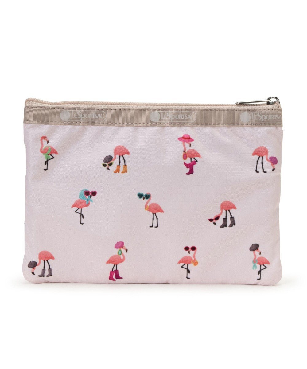 LeSportsac 3ZIP COSMETIC/フラミンゴパーティー 