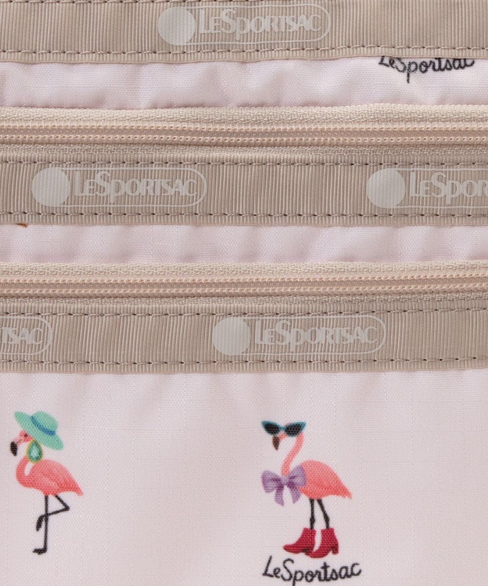 LeSportsac 3ZIP COSMETIC/フラミンゴパーティー 