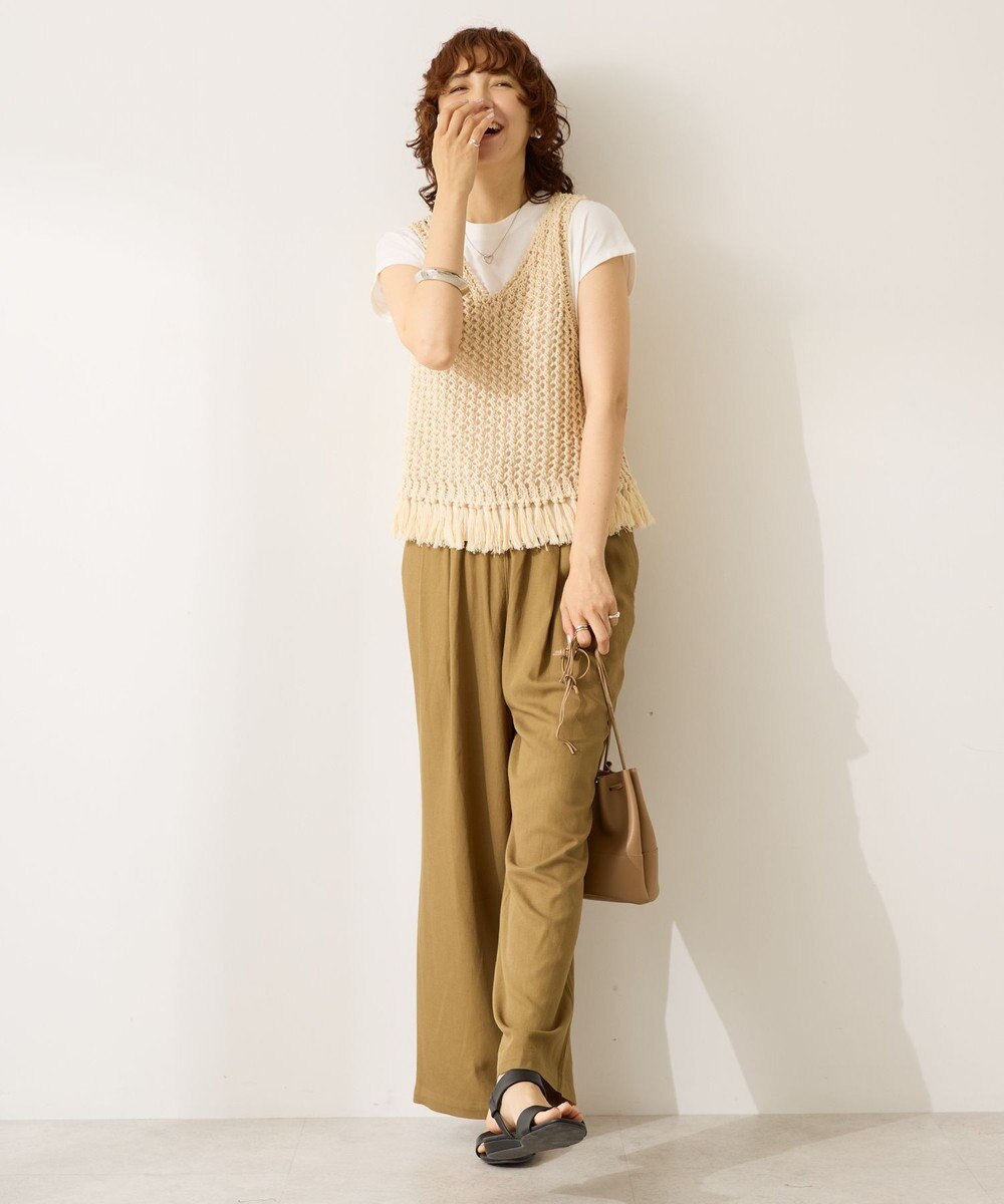 AMERICAN HOLIC 【前後2WAY】フリンジショートベスト 