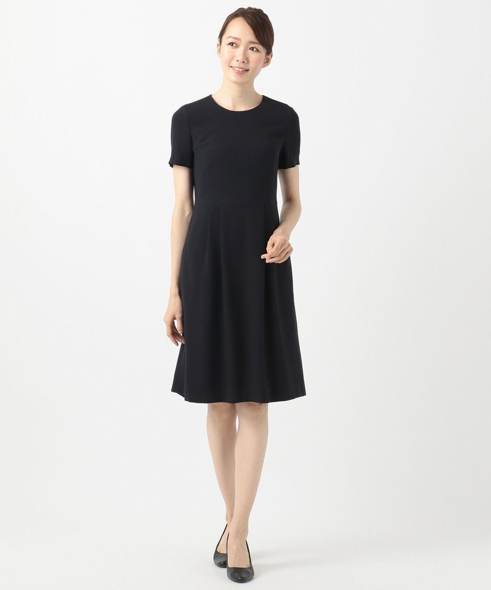 自由区 FORMAL 【お受験/セレモニーに】濃紺　洗える/衿取り外し　ワンピース+ジャケット 