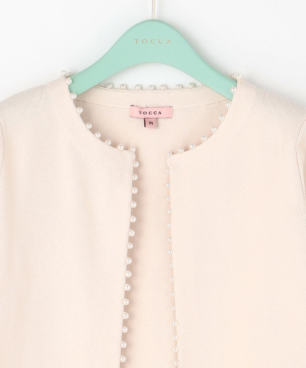 TOCCA 【洗える！】WHITE WHITE カーディガン 