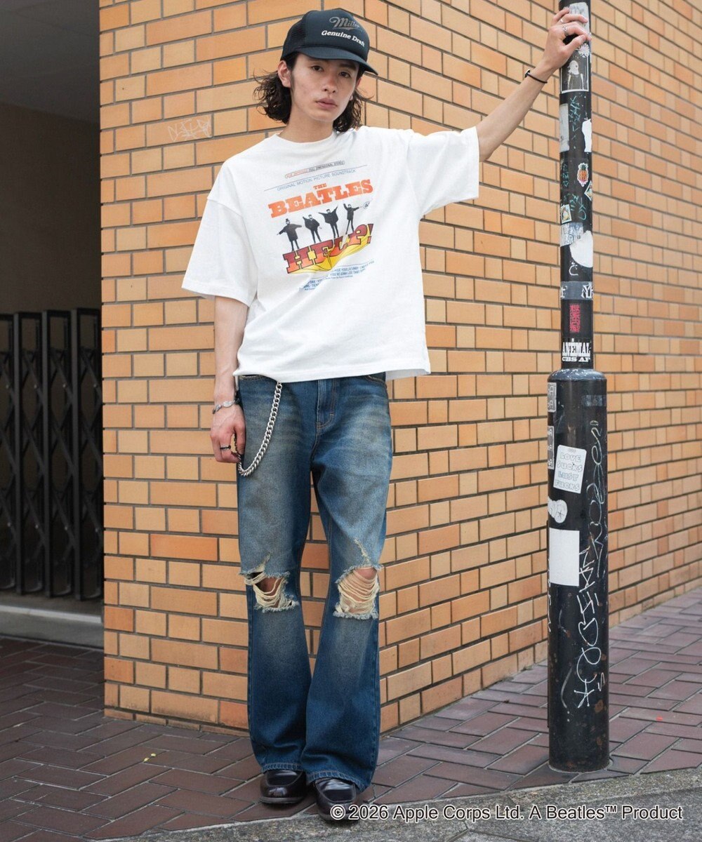 WEGO 【ザ・ローリング・ストーンズ/ザ・ビートルズ/ユニセックス着用ITEM/MLサイズ展開】バンドグラフィックT(SS) 