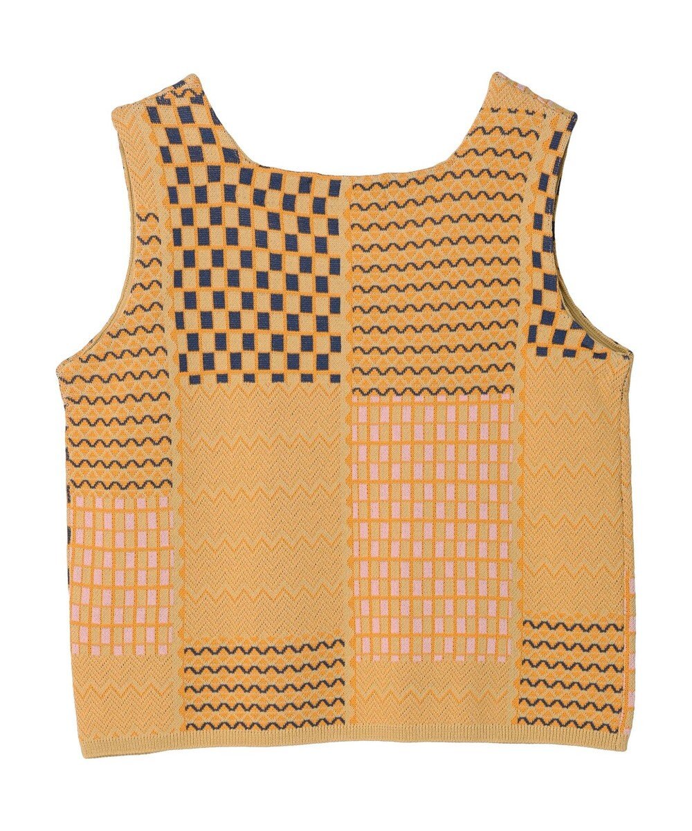 Green Parks ■ＥＳＣＡＲ　ダブルジャカードニットタンク 