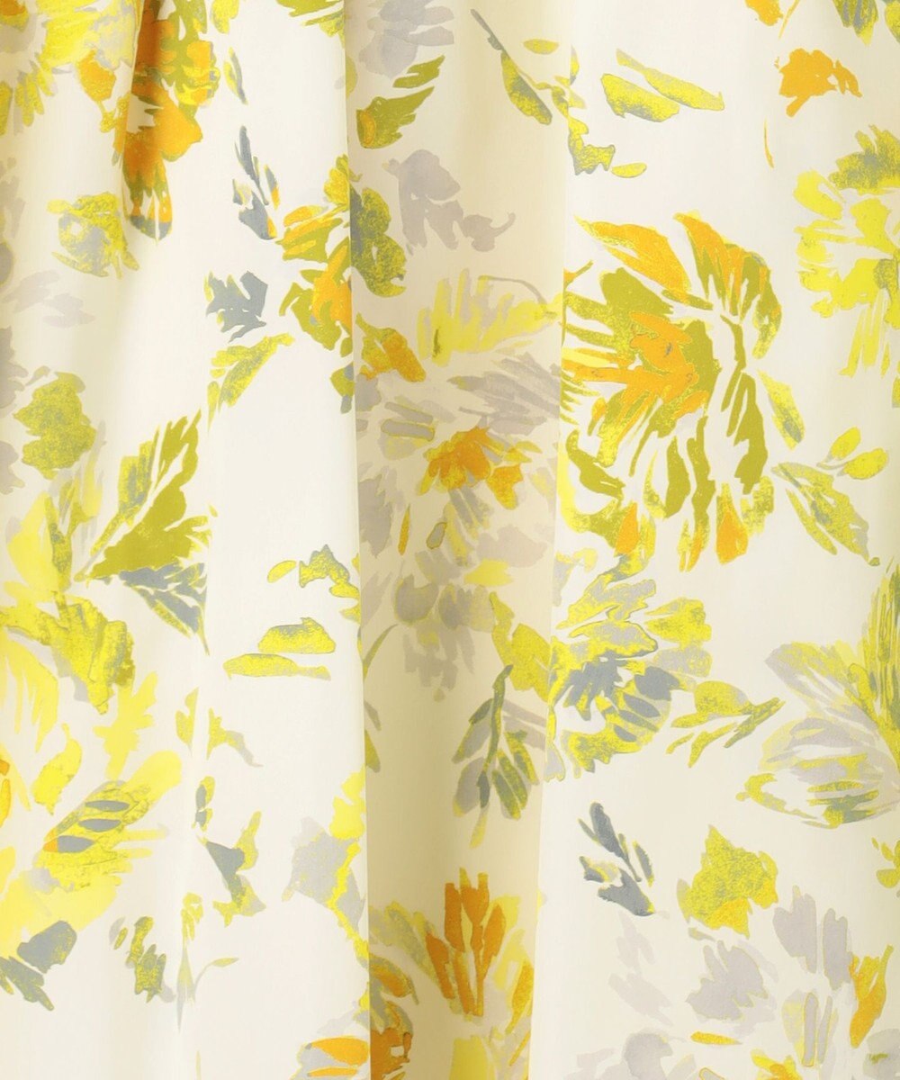 組曲 S スプレーローズプリント フレアスカート 