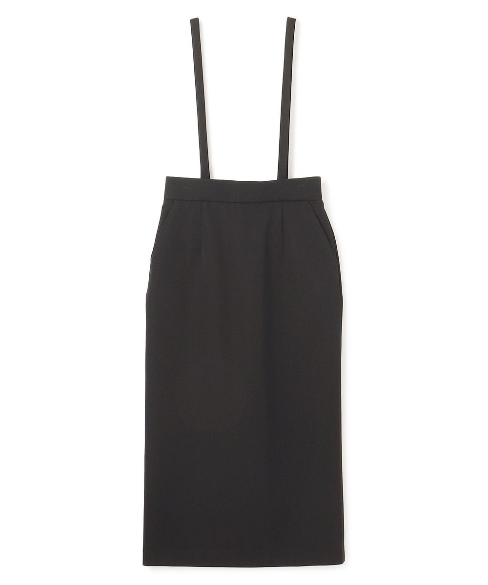 uncrave 【防しわ・UVカット・洗濯機洗い可】バルキーツイル スカート(サスペンダー付き)（uncrave STANDARD） 