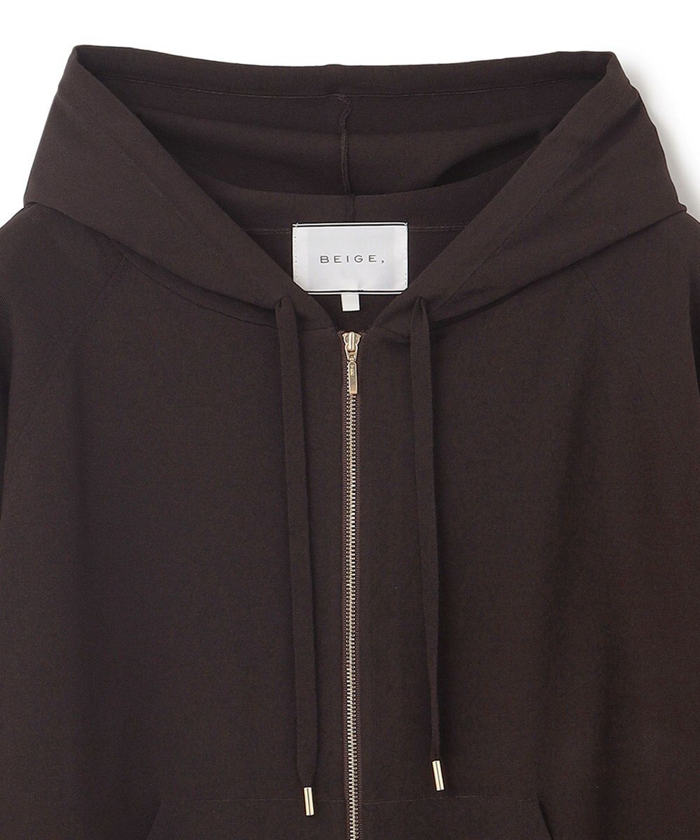 BEIGE， 【WEB限定・洗える】MONSTERA / フーデットニット 